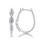Nova Star&#40;R&#41; 1/10cttw. Lab Grown Diamond Twisted Hoop Earrings - image 1