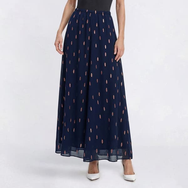 Womens MSK Foil Dot Palazzo Pants