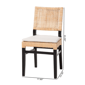 bali & pari Lesia Coastal Boho Rattan Dining Chair with Cushion - image 9