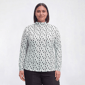 Plus Size Hasting & Smith Long Sleeve Mock Neck Cat Tee - image 1