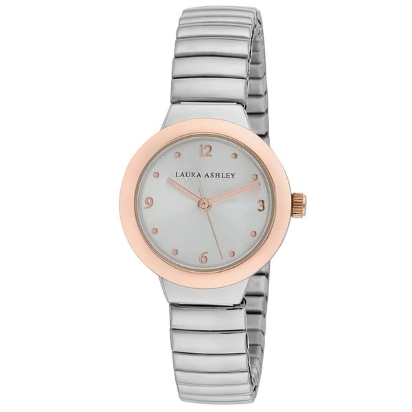 Women Laura Ashley(R) Kate Petite Expansion Watch - LA2087TTRG - image 