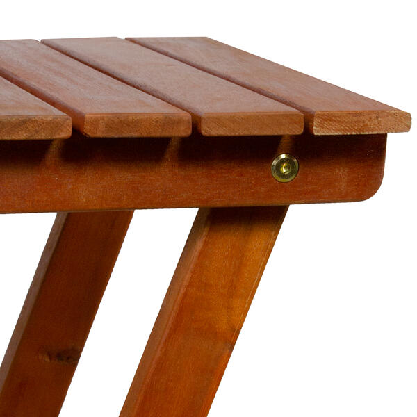 Northlight Seasonal 26in. Acacia Wood Outdoor Folding Table