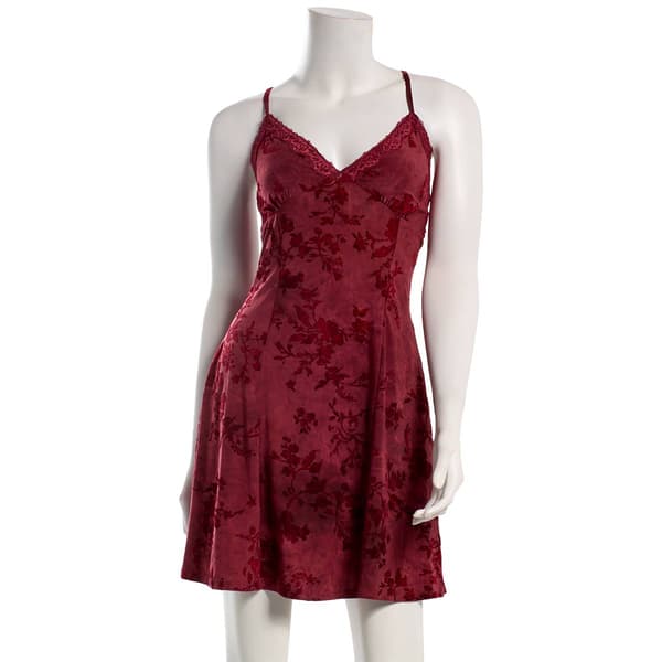 Juniors Madden Girl Tie Dye Floral Lace Trim Cross Back Dress - image 