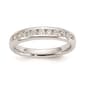 Pure Fire 14kt. White Gold Lab Grown 11-Stone Channel Band - image 2