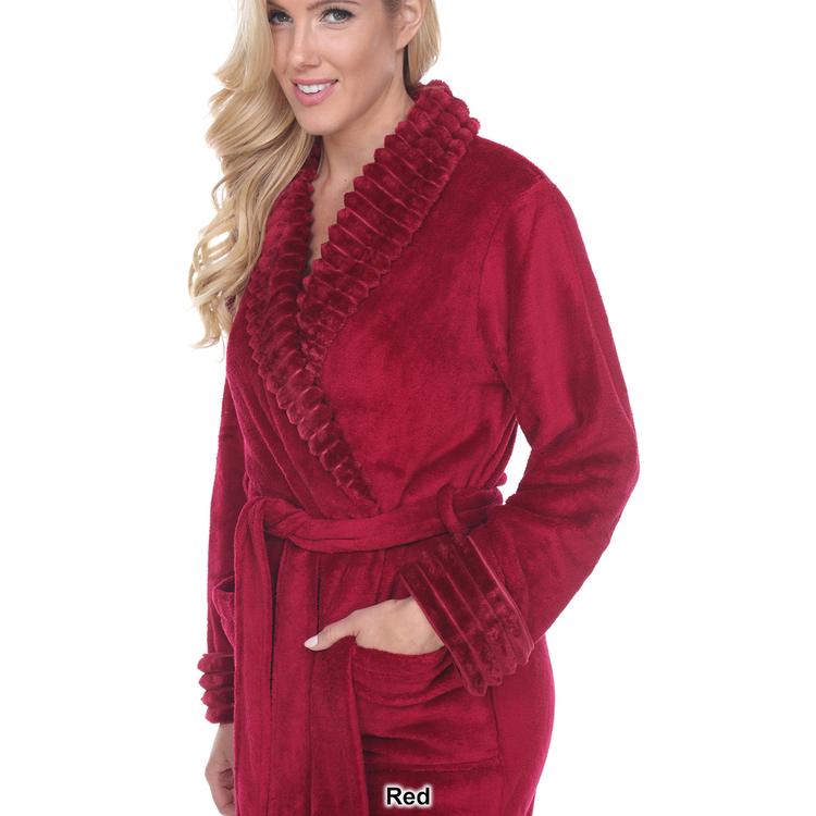 Womens White Mark Super Soft Lounge Robe