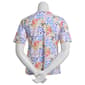 Petite Hasting & Smith Elbow Sleeve Split Neck Floral Tee - image 2