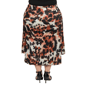 Plus Size 24/7 Comfort Apparel Animal Print Maxi Skirt - image 3