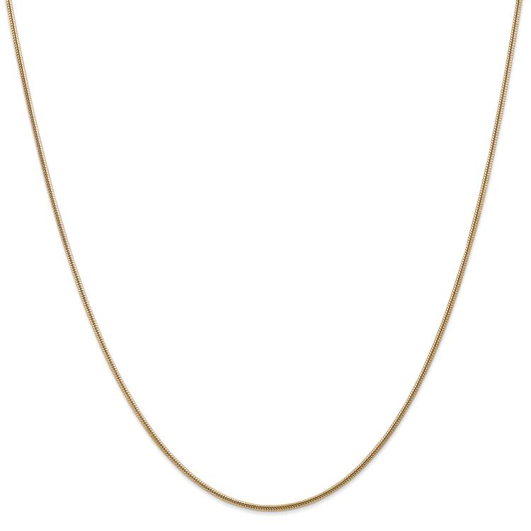 Gold Classics(tm) 1.6mm. 14k Gold Round Snake Chain Necklace