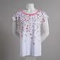 Womens Tommy Hilfiger Sport Ditsy Doodle Print Cap Sleeve Top - image 3