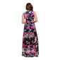 Womens 24/7 Comfort Apparel Pink Paisley Empire Waist Maxi Dress - image 2