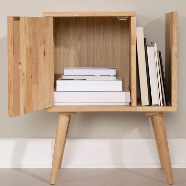 South Shore Kodali Solid Wood End Table w/Storage Boscov's