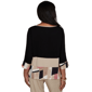Womens Alfred Dunner Travel Advisory Spliced Patchwork Blouse - image 2
