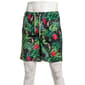 Mens Hawaiian Authentics Island Post Card Swim Trunks - Black - image 1