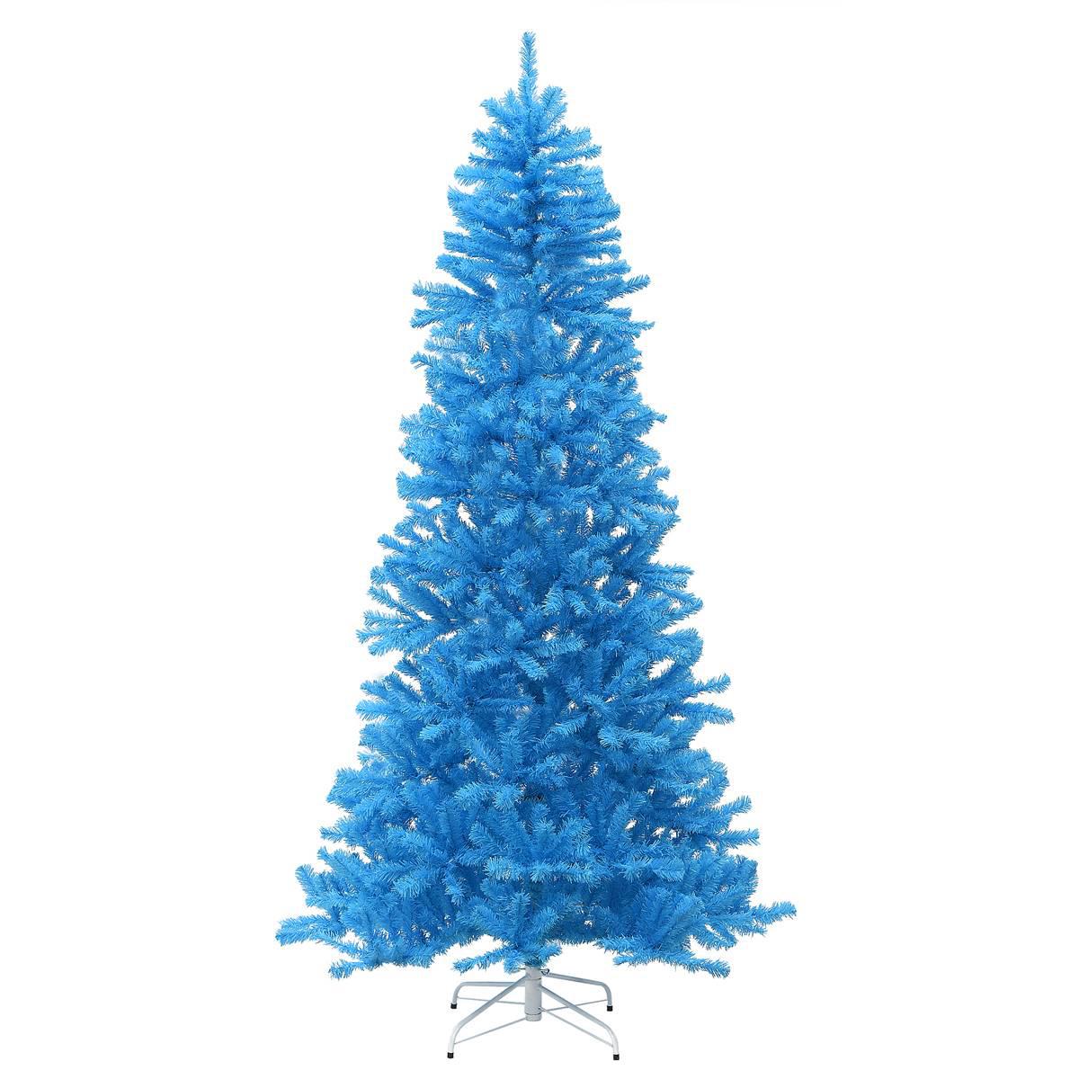 National Tree 7.5ft. Light Blue Christmas Tree