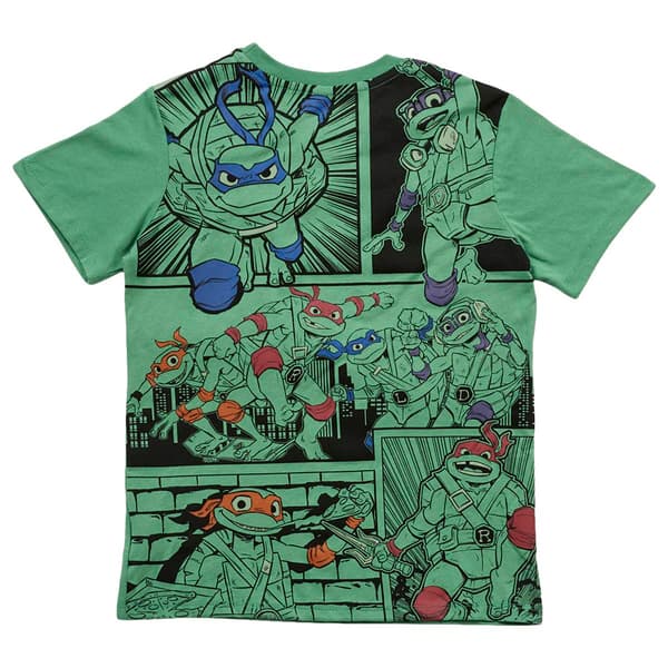 Boys &#40;8-20&#41; Freeze Teenage Mutant Ninja Turtles Patch Tee - Green