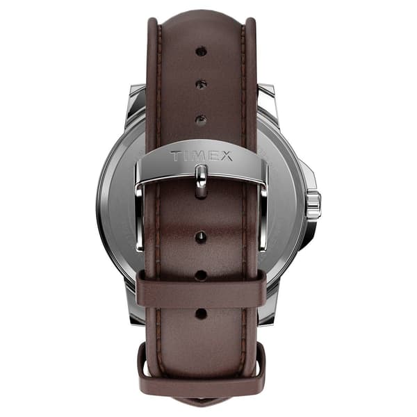 Mens Timex&#174; Brown Strap Dress Watch - TW2V20900JI