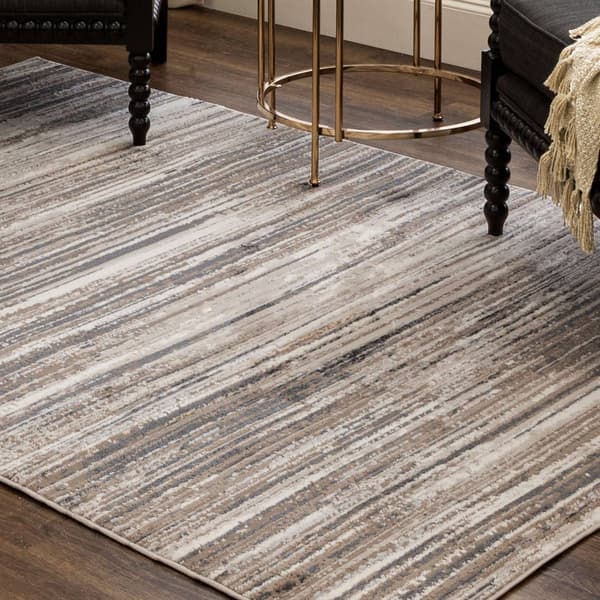 Mohawk Home Furie Stripe Cream Large Area Rug