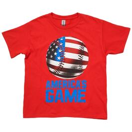 Boys &#40;8-20&#41; Patriotic Americas Game Tee
