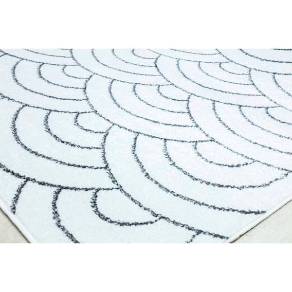 Mason Brooks Azalea Cloudy Geometric Contemporary Area Rug