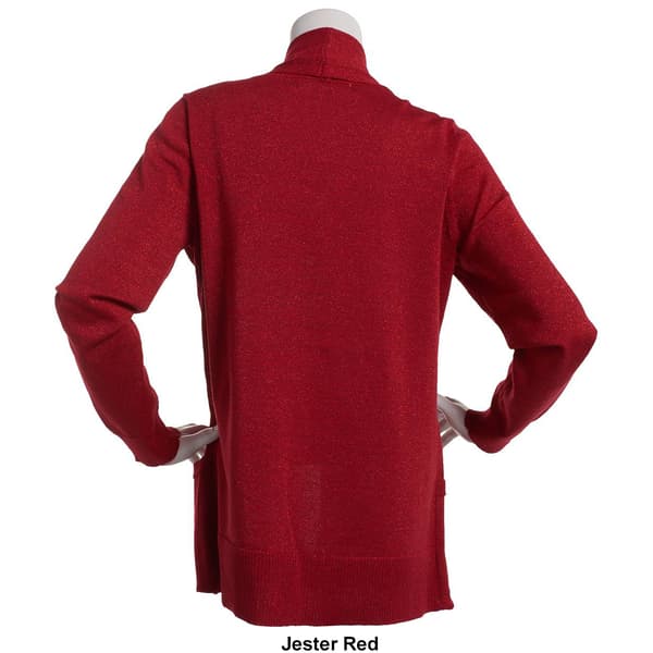 Womens Verve ami Long Sleeve Shimmer J Pocket Cardigan