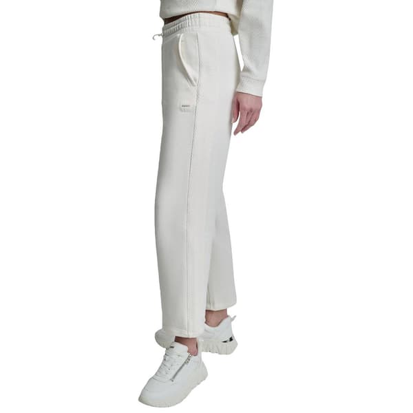 Womens DKNY Sport Jacquard Mix High Rise Sweatpants