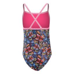 Girls (8-16) Dolfin® Flutter By Criss Cross One Piece Swimsuit
