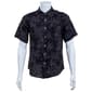 Mens Joe Marlin Solid Palm Tree Button Down Shirt - image 2