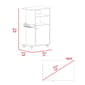 FM FURNITURE Columba Kitchen Cart - image 8
