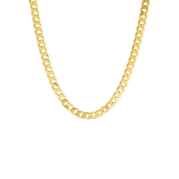 18in. Vermeil Sterling Silver Grometta Chain Necklace - image 
