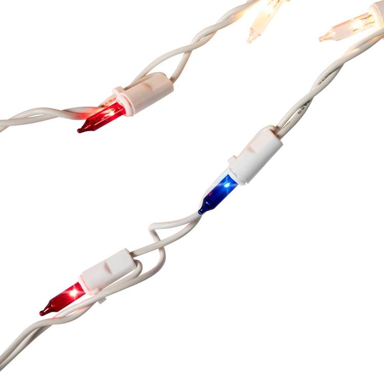Northlight Seasonal 100ct. Multi July 4th Mini Swag Light Set