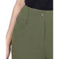 Petite NY Collection Solid Airflow Pants with Button - image 4