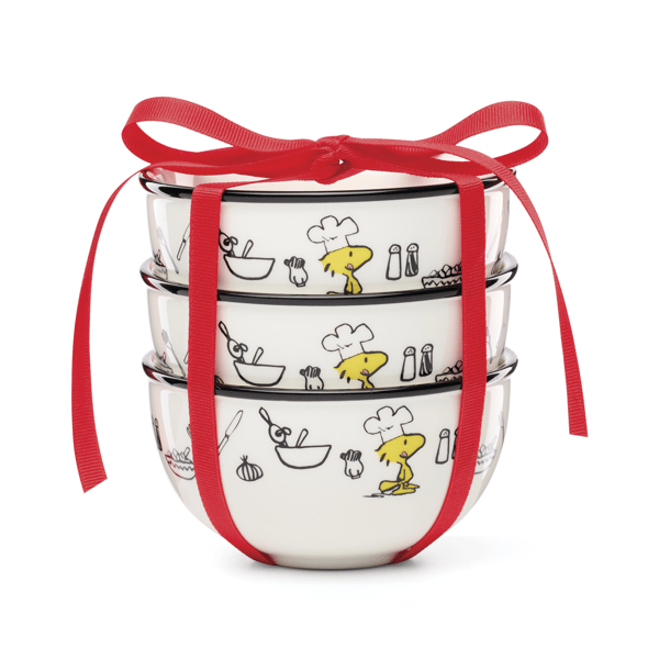 Lenox® Chef Snoopy Mini Bowls - Set of 3