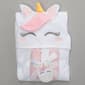 Snugglemates 3D Unicorn Hooded Towel w/3 Wash Cloths - image 1