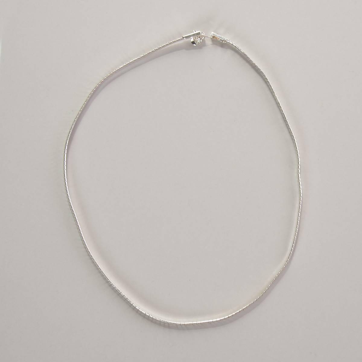 Wearable Art Silver Omega Chain Necklace