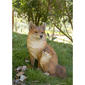 Hi-Line Gift Mother & Baby Fox Sitting Garden Statue - image 6