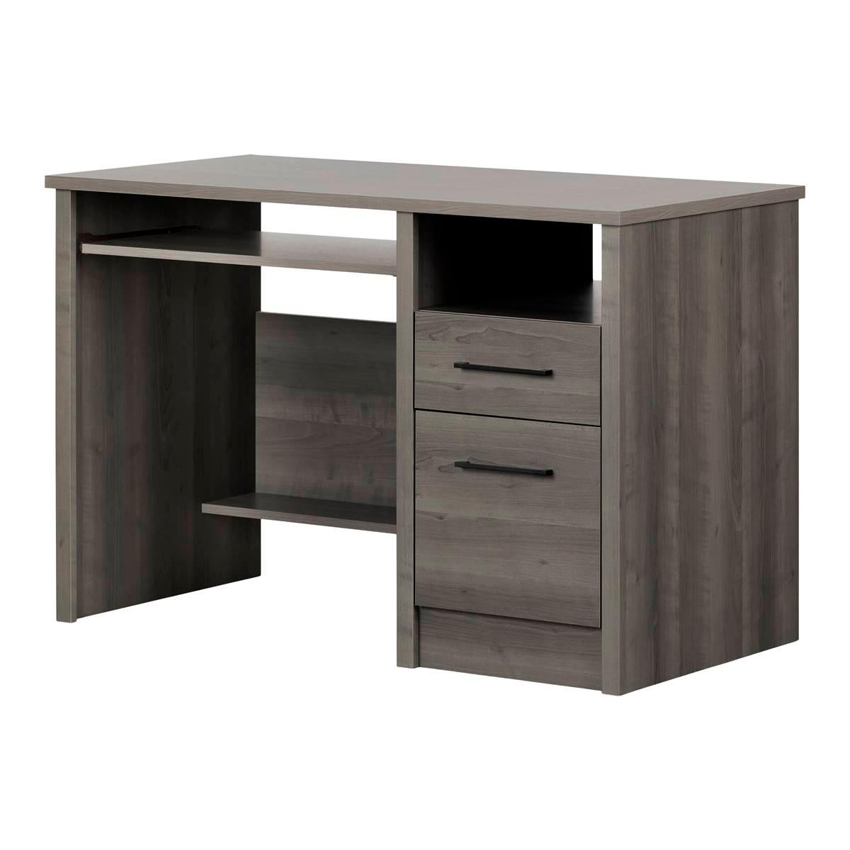 South Shore Gravity Grey Maple Desk