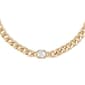 Steve Madden Gold Stone Collar Necklace - image 3