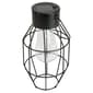 Northlight Seasonal 9.5in. Geometric Oblong Solar Lantern - image 3