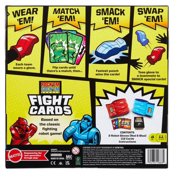 Mattel® Rock Em Sock Em Robots Fight Card Game
