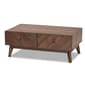 Baxton Studio Hartman Modern Walnut Brown Wood Coffee Table - image 1