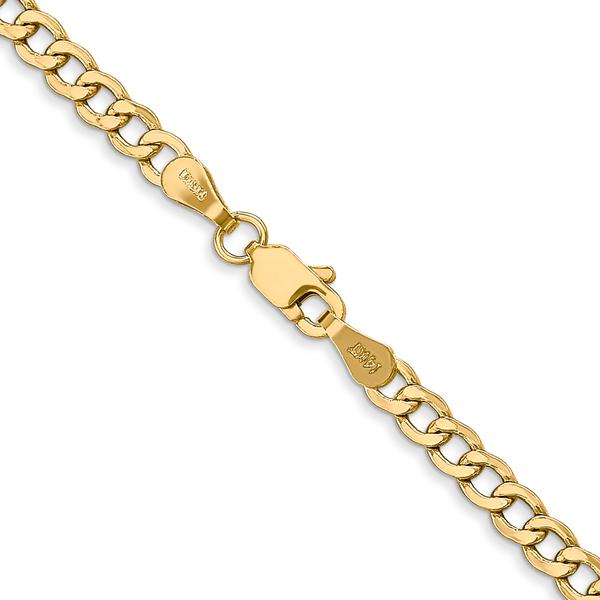 Unisex Gold Classics™ 10kt. 22in. Semi-Solid Curb Chain Necklace