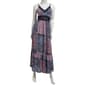 Juniors Angie Patchwork Crochet Lace Trim Maxi Slip Dress - image 1