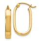 Gold Classics&#40;tm&#41; 14k 20x11mm Polished Oval Hoop Earrings - image 1