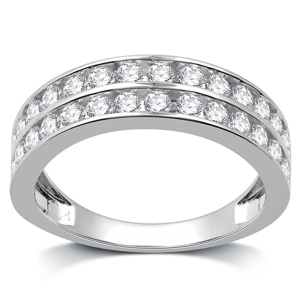 Nova Star(R) 1ctw. Lab Grown Diamond Two Row Anniversary Band - image 