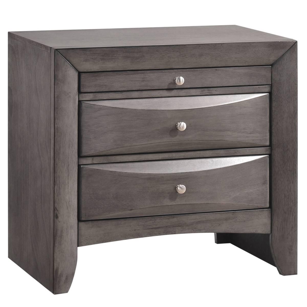 Elements Emily 2 Drawer Nightstand