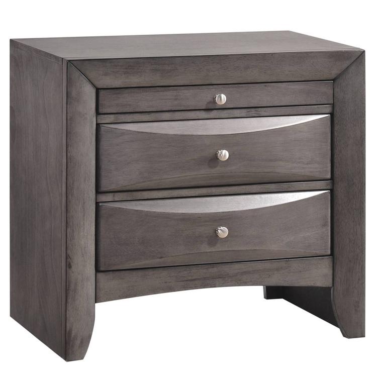 Elements Emily 2 Drawer Nightstand