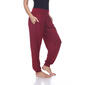Womens White Mark Solid Harem Pants - image 3