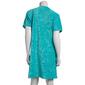 Womens Jasmine Rose Short Sleeve 36in. Palm Texture Zip Robe - image 4
