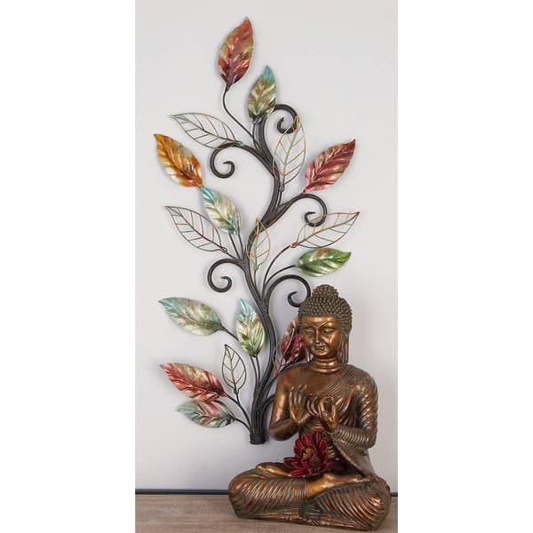 9th & Pike&#174; Traditional Style Leaf Iron Wall Decor