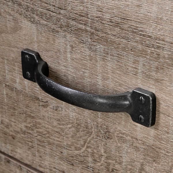 South Shore Tassio Weathered Oak 1-Drawer Nightstand
